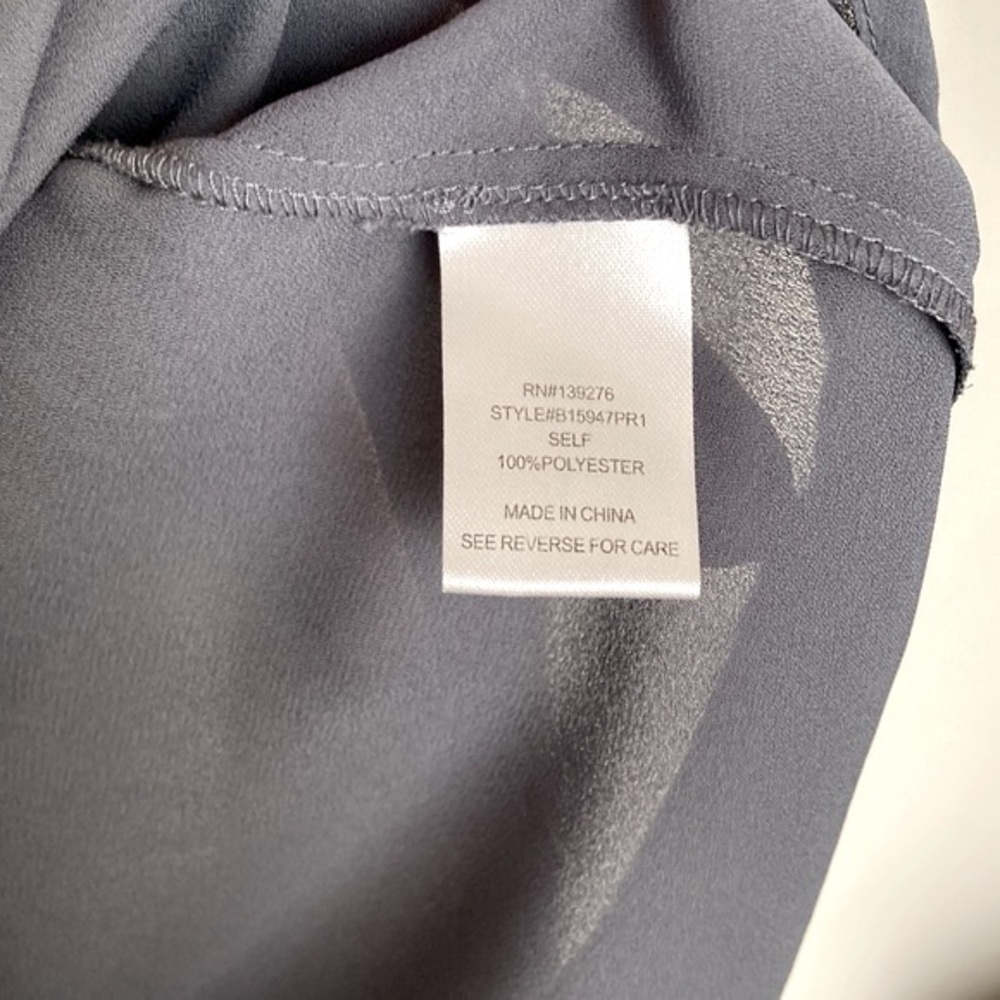 Black Rainn Grey Blouse - Picture 6 of 6
